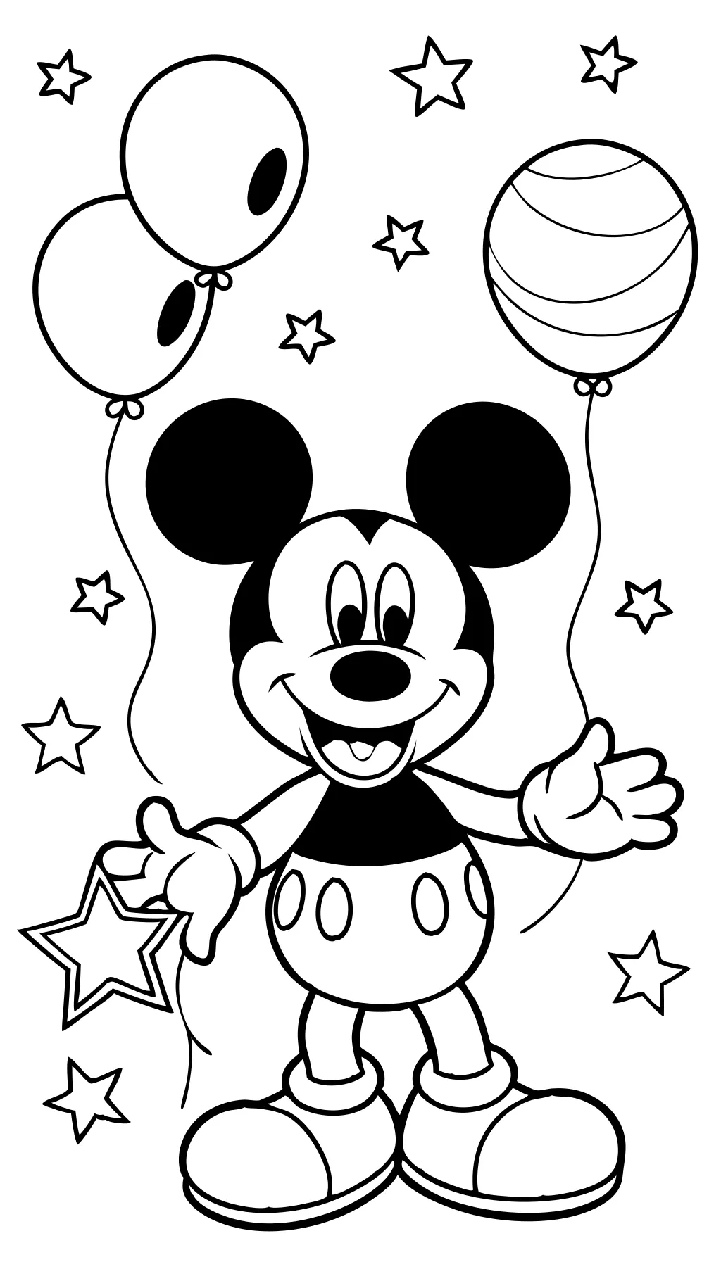 páginas para colorear de Mickey gratis